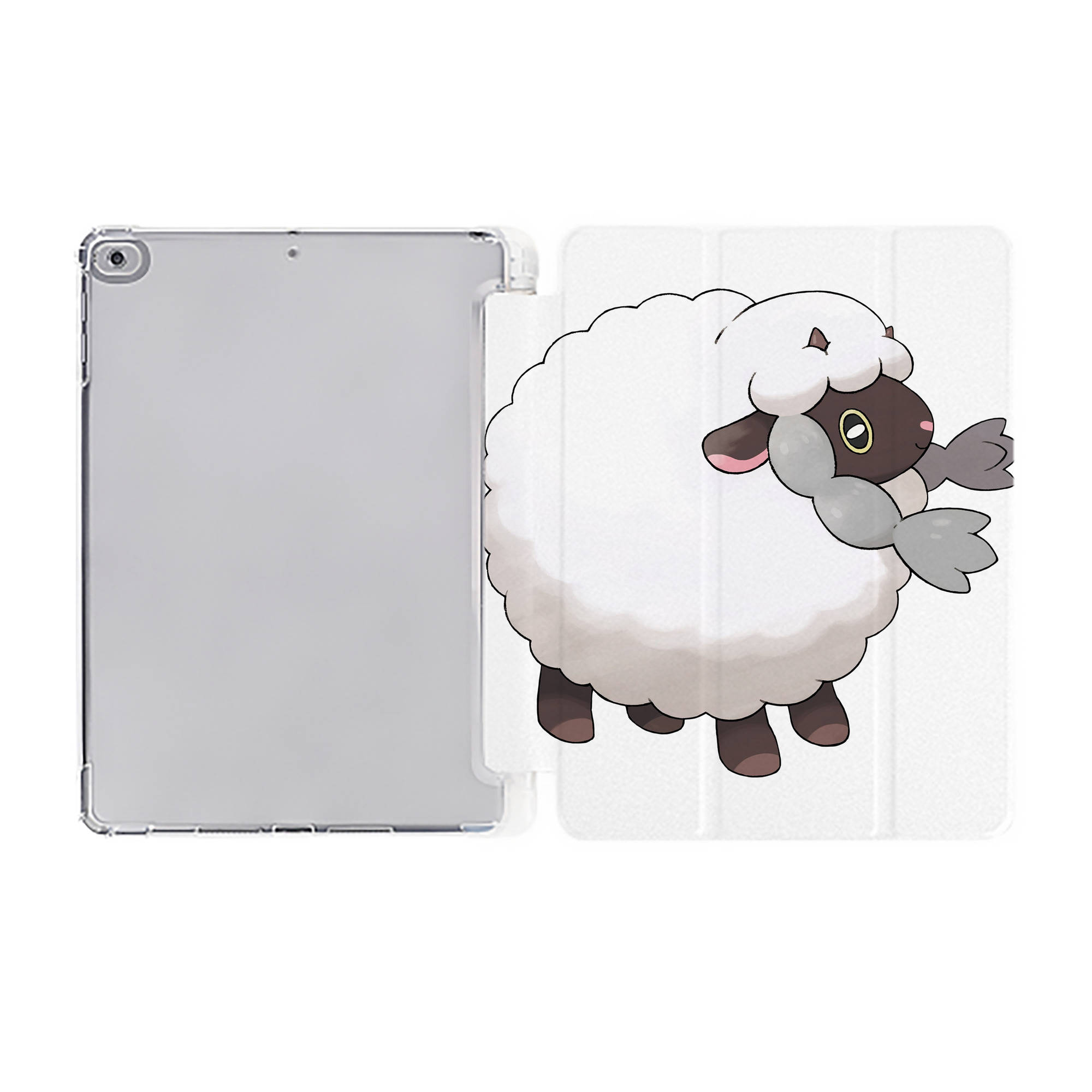 （画像用） ポケットモンスター Pokémon IPad ケース ペン収納付き 三つ折りスタンド PUレザー×シリコン 対応機種9.5/10.5/10.9インチ